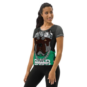 Women's Athletic T-shirt Blockchain Bullys Collection: "Noble Bully"
