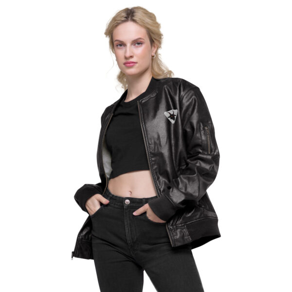 faux leather bomber jacket black left front 62c68ee5453df