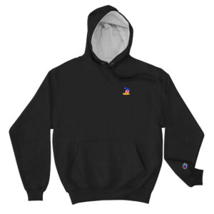mens champion hoodie black front 63e6918ab57bd