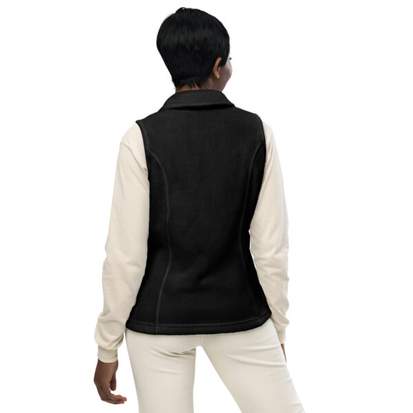 womens columbia fleece vest black back 63e68df81c6ee