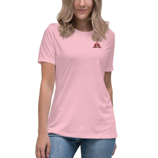 womens relaxed t shirt pink front 63e6075d465ff