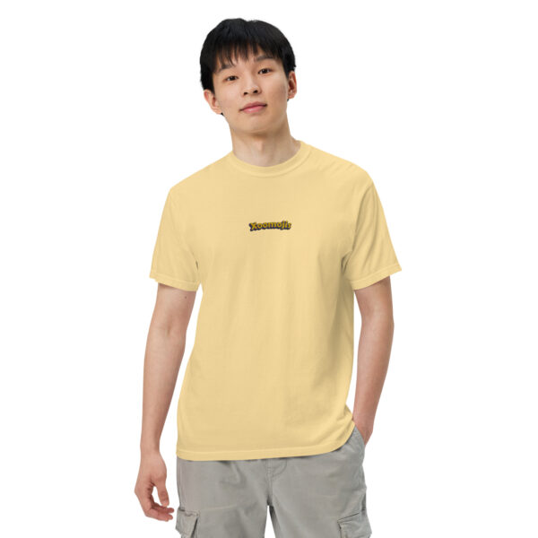 mens garment dyed heavyweight t shirt butter front 2 642412190c956