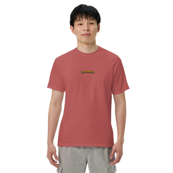 mens garment dyed heavyweight t shirt crimson front 64241218e9356