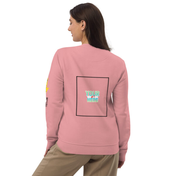 unisex eco sweatshirt canyon pink back 641a8b383a842
