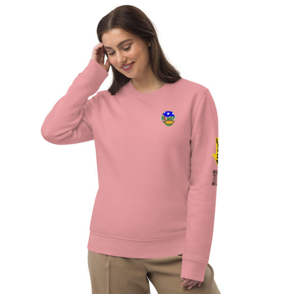 unisex eco sweatshirt canyon pink front 641a8b3839f86