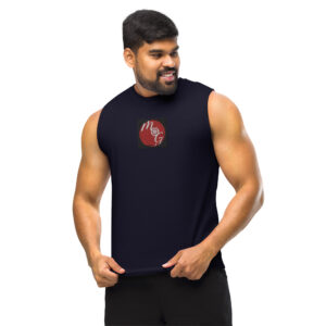 unisex muscle shirt navy front 6426d3bb7d77d