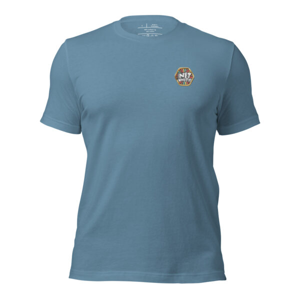 unisex staple t shirt steel blue front 641a8dc3dc712