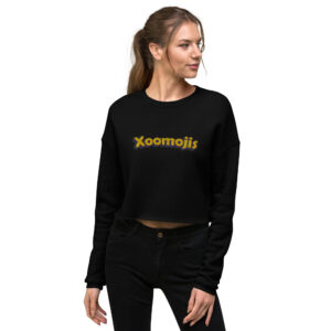 womens cropped sweatshirt black front 6424126a53c81