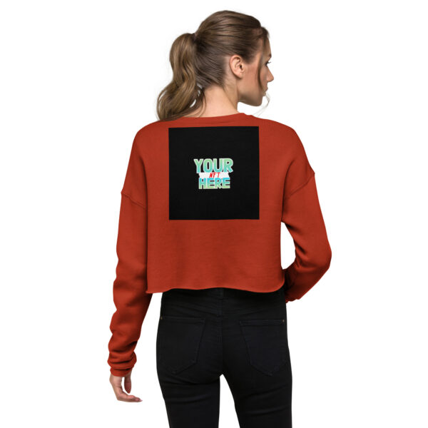 womens cropped sweatshirt brick back 6423bff273aeb