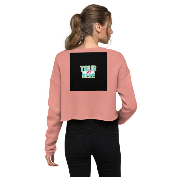 womens cropped sweatshirt mauve back 6423bff273e25