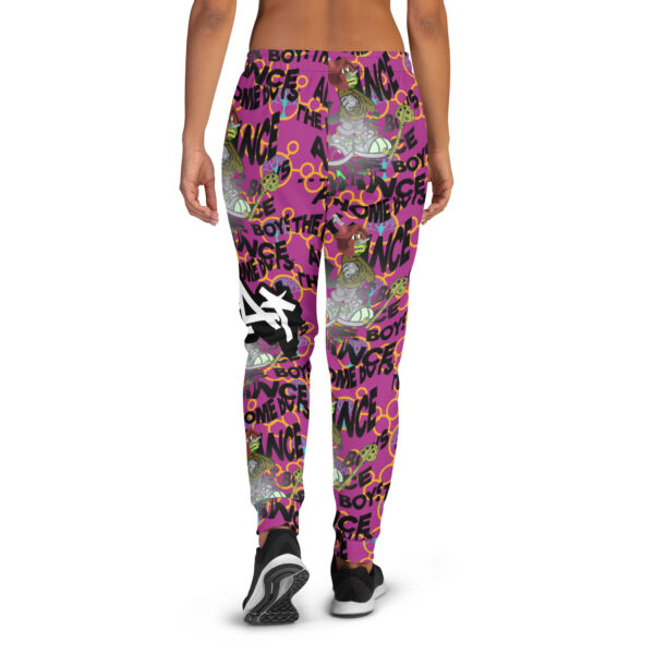 all over print womens joggers white back 6438667a0b74b