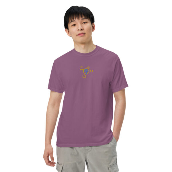 mens garment dyed heavyweight t shirt berry front 2 64386cc5a5464