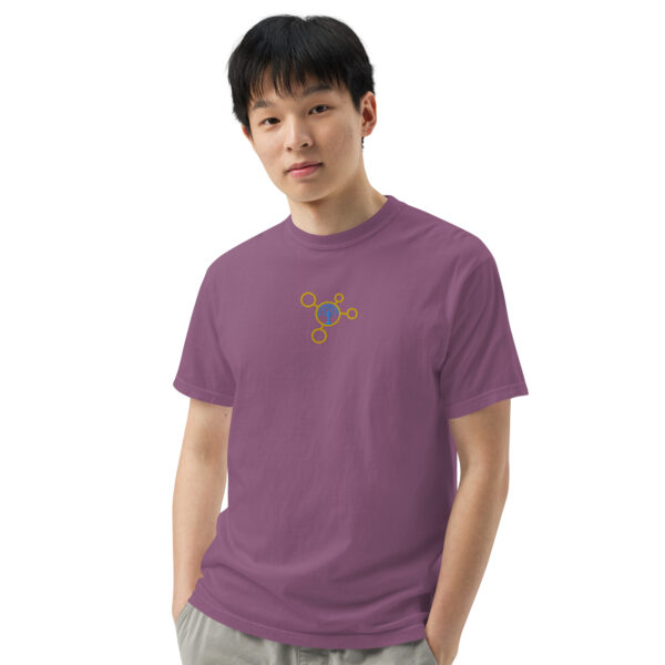 mens garment dyed heavyweight t shirt berry front 3 64386cc5a598d