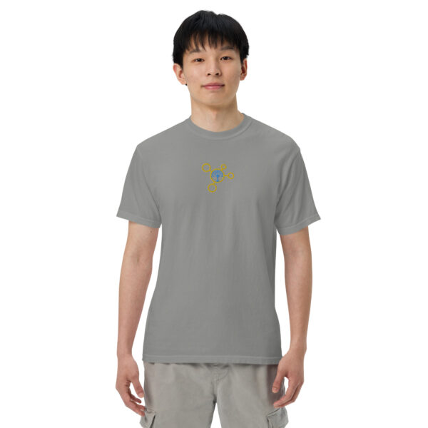 mens garment dyed heavyweight t shirt grey front 64386cc5afe28