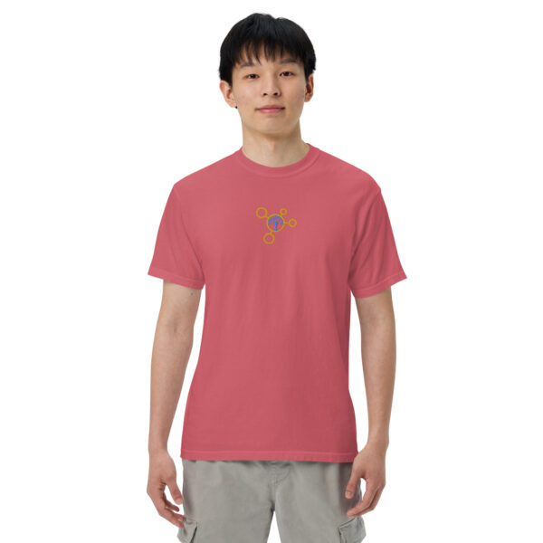 mens garment dyed heavyweight t shirt watermelon front 64386cc5a9852