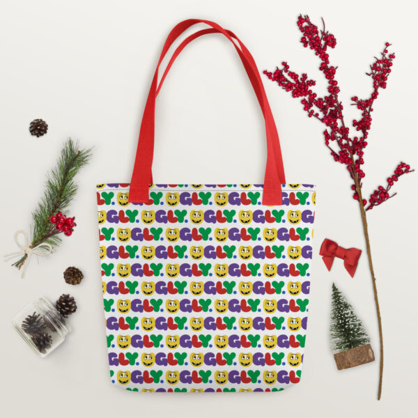 all over print tote red 15x15 mockup 64581befbb4db