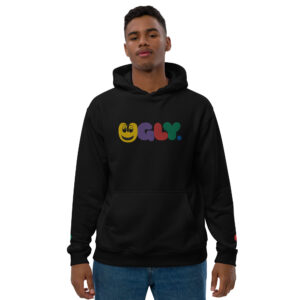 premium eco hoodie black front 645811244383a