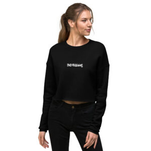womens cropped sweatshirt black front 6488f586bd817